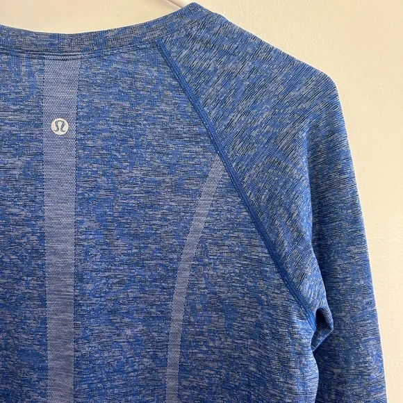 Lululemon Swiftly Tech Long Sleeve 2.0 Contour Form Pipe Dream Blue 10 - Picture 7 of 12